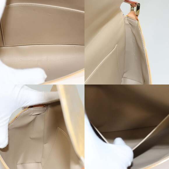 LOUIS VUITTON Monogram Vernis Thompson Street Bag Beige M91301 - Picture 12 of 13